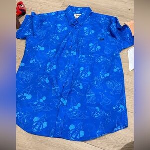 Disney Blue Graphic Men's Shirt